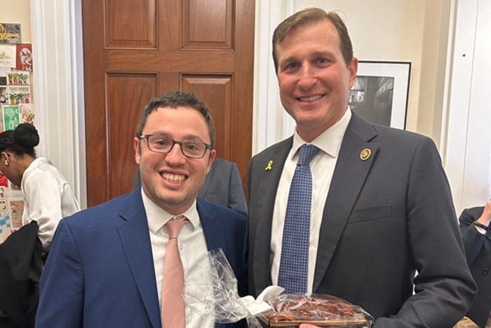 Photo of RAC staff With Representative Dan Goldman
