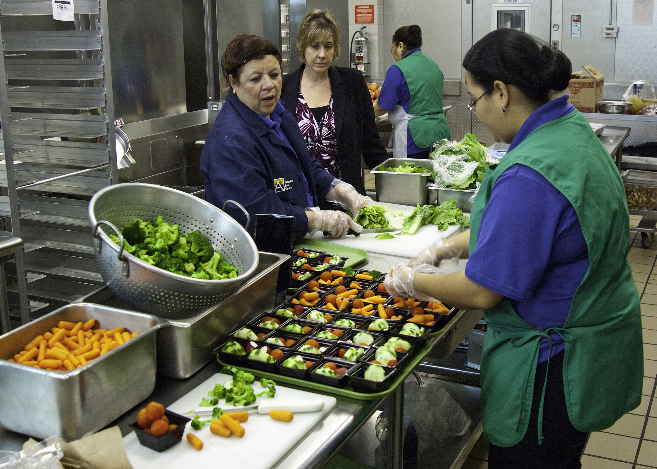 Free lunch preparation in schools