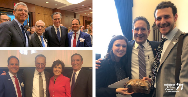 RAC staff with elected officials on capitol hill