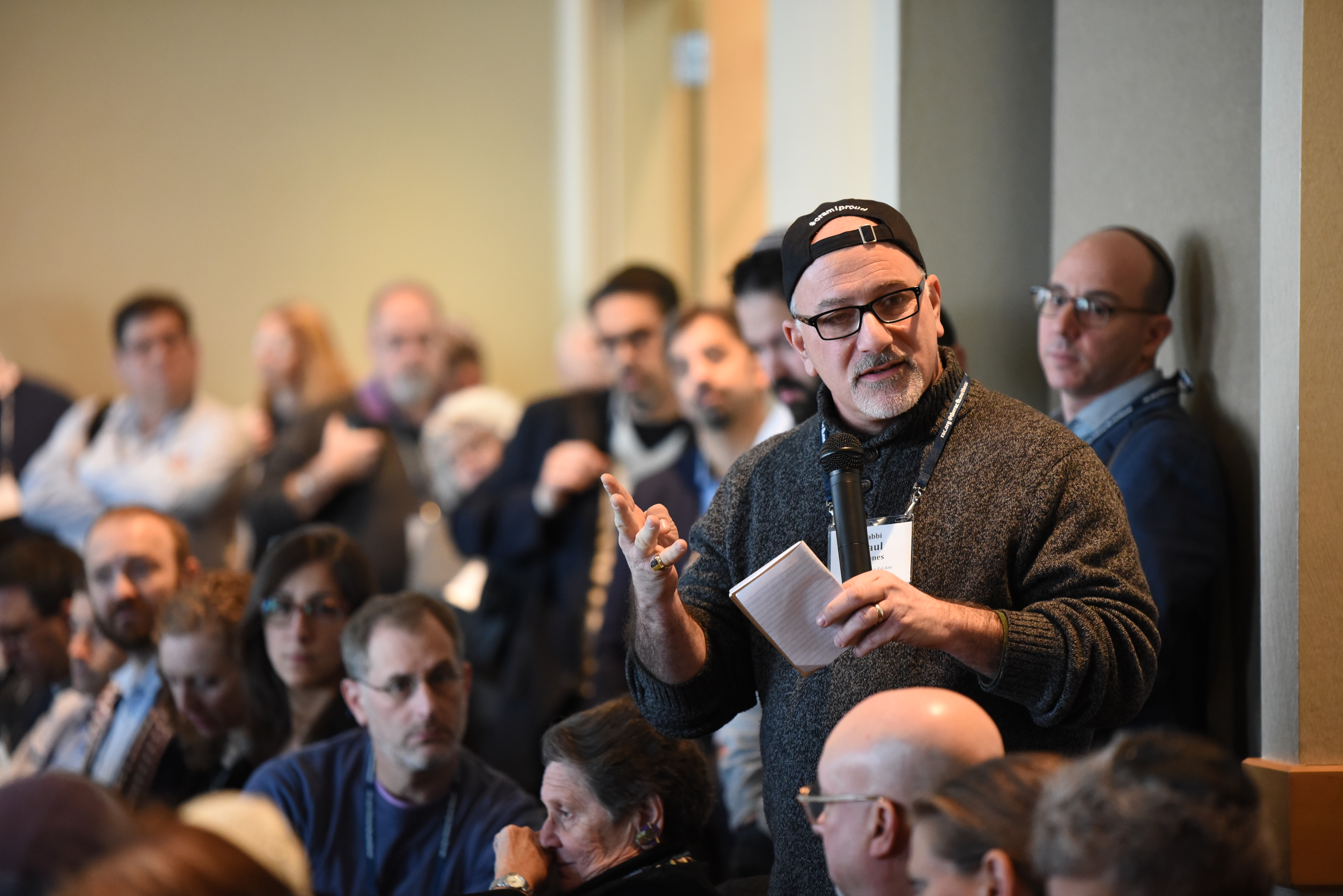 Rabbi Paul Kipnes speaks at the Rabbinic Moral Leadership Gathering