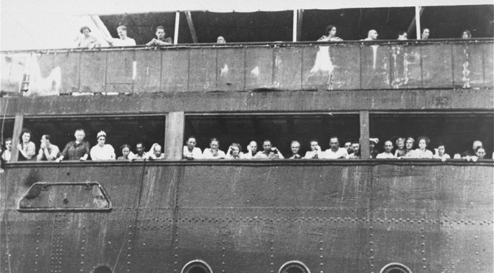 Passengers aboard the ill-fated MS St. Louis