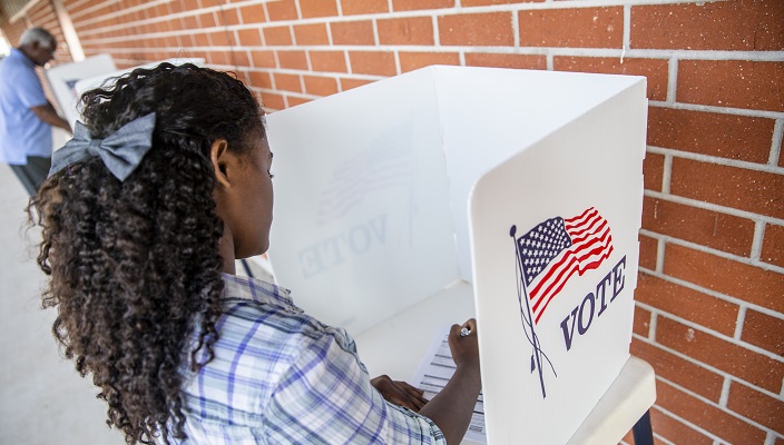 young person voting