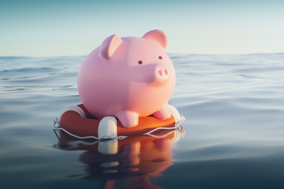 RJ-feature- piggy bank floating