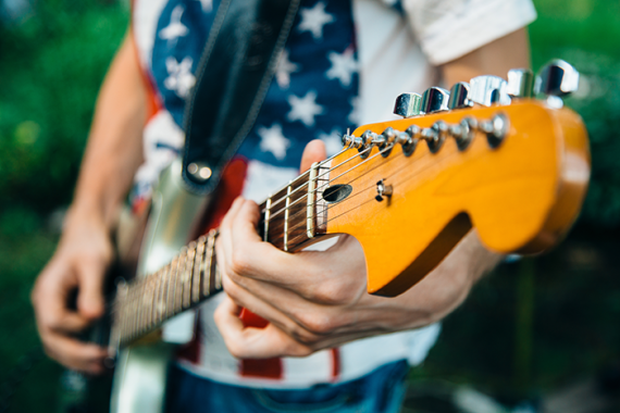 Man playing guitar