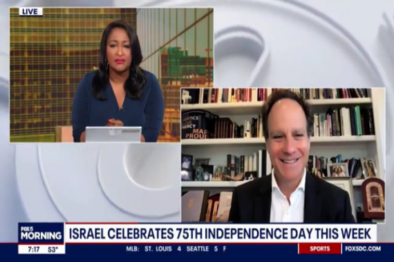 Rabbi Jonah Pesner Talks Israel’s 75th anniversary on Fox 5