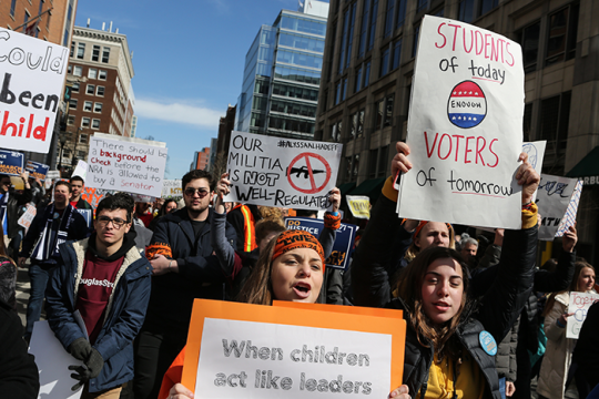 Photo of a gun violence rally