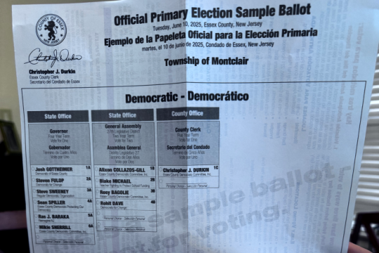 The new NJ ballot