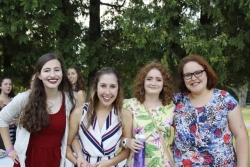 image of sophie with friends at Kutz Camp
