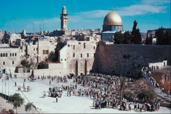 View of Kotel and Dome of the Rock