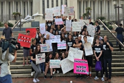Teens lobby in Tallahassee, Fl for gun violence prevention