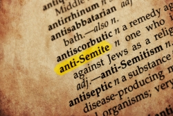 Dictionary page with highlighted entry for anti-Semite