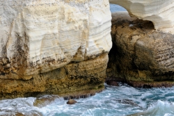 Rocks and water in Western Galilee